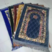 1 pièce, tapis de prière musulman. Cadeau pour le Ramadan. Tapis de prière  portable, tapis de prière turc, tapis de poche, tapis de prière musulman  épais, grand tapis de prière rembourré 