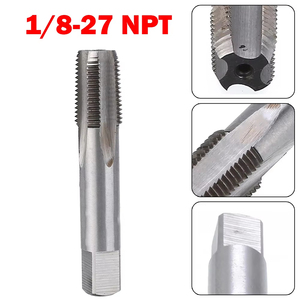 <span class=keywords><strong>Carbide</strong></span> vòi 1/4-18 1/6-27 1-1/4 18npt 3/8 1/2 14 3/4 NPT HSS côn ống chủ đề tap chết và khoan bit thiết lập khai thác khoan - Product Image 3