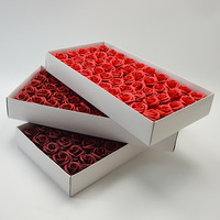 Roses savon d'anniversaire pour femmes, fausses fleurs artificielles, pour une décoration de mariage, pour un cadeau d'amoureux, pour une femme