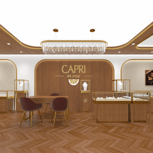 Solutions de décoration intérieure pour bijouteries de luxe, aménagement personnalisé de magasins de bijoux, présentoirs et vitrines - Product Image 3