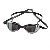 Lunettes de natation personnalisées avec logo, lunettes de natation Wave, monture flexible, lunettes de natation pour piscine d'été