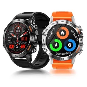 2023 Hot Sale Factory Price K52 outdoor sports Smart watch BT calling 400mAh Battery Health Heart Rate BP Monitoring PK k22