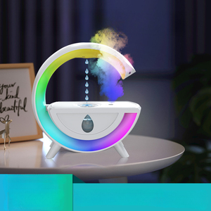 2024 nuevo humidificador de aire de nube de lluvia, difusor de aire de nube de lluvia antigravedad con luz nocturna RGB, difusor en forma de <span class=keywords><strong>G</strong></span> grande - Product Image 6