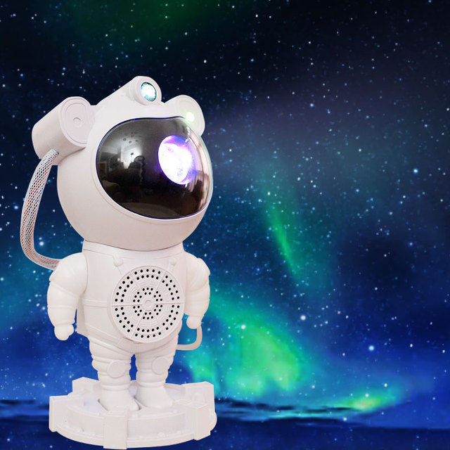 Spaceman Astronaut Projector RGB Star Night Light Projection Lamp with Music & Remote Control