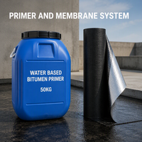 Base de Membrana Bituminosa Compatible para Sellado de Superficies de Edificios, Tratamiento de Base con Asfalto a Base de Agua para Trabajos de Pulverización