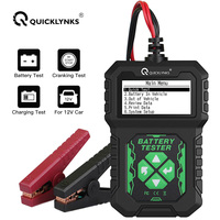 Probador de batería de coche de 12V, herramienta de diagnóstico de alternador de baterías automotrices digitales, análisis de capacidad de carga CCA 100-2000 para coche