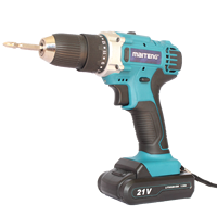 MAITENG outil électrique MT7721 21V à Deux Vitesses électrique Li-ion + perceuse sans fil Perceuse à main