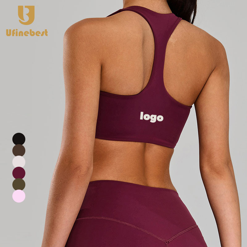 Women's High-Strength Sports Bra Breathable Tight Push-Up I-shaped Vest Yoga Quick-Drying Fitness Bras Wear for Outdoor Running
