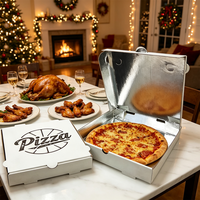 Boîte à pizza en aluminium empilable multi-tailles SP4320 pour emballages à emporter