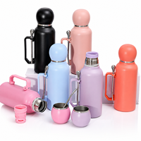 Ensemble Thermos Isotherme pour Yerba Maté en Acier Inoxydable avec Tasse et Bombilla