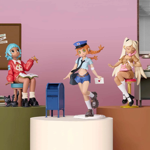 ของแท้ POP MART Peach Riot Rush Hour Series ชุดเต็ม 12 ชิ้น กล่องสุ่ม ฟิกเกอร์สาวทำงานสไตล์เรโทร ของสะสมตั้งโต๊ะ ของขวัญ - Product Image 5