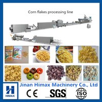 Ligne de production automatique de céréales croustillantes Himax, source de chaleur électrique à économie d'énergie, machine extrudeuse pour céréales de petit-déjeuner