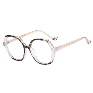 MS 82097 2023 новинка, Женская квадратная оправа, дизайн передач TR90 + CP, оптическая оправа для очков с защитой от синего света, Модный Красочный логотип на заказ - Product Image 5