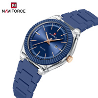 NAVIFORCE 6117 Nouvelle montre à quartz pour femme avec affichage de la date, aiguilles lumineuses, étanche 5 ATM, montres de sport décontractées pour femme, Reloj Hombre