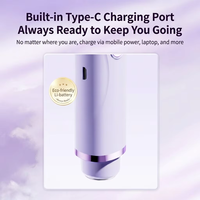 Depiladora 2 en 1, removedor de vello corporal, recortadora eléctrica compacta con fuente de alimentación estable, carga conveniente por USB-C