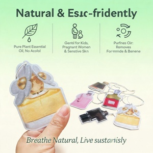 Ambientador de Papel para <span class=keywords><strong>Auto</strong></span> con Aroma Cítrico de Lujo y Larga Duración, con Logotipo Personalizado, Fragancia Natural, Colgante, para Marca y Mercado - Product Image 6