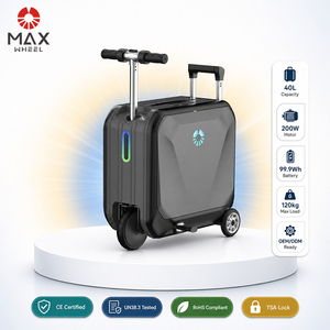 <span class=keywords><strong>Valise</strong></span> électrique intelligente avec serrure TSA et port USB pour adultes, idéale pour les voyages - Product Image 1