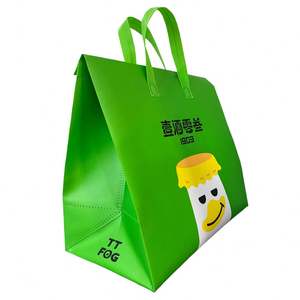 Bolsa Térmica para Entrega de Alimentos o Comida para Llevar, Reutilizable, Autosellable, de Polipropileno No Tejido, con Logotipo Personalizado, Nueva de 2024 - Product Image 2