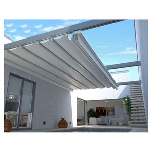 Pérgola Bioclimática Eléctrica de Lujo para Jardín, Moderna, con <span class=keywords><strong>Techo</strong></span> de Aluminio, Gazebo Impermeable en Oferta, para Exteriores, <span class=keywords><strong>3x4</strong></span> 4x4 - Product Image 1