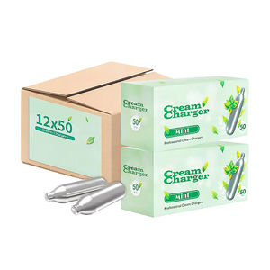 Cartouches de gaz CO2 industrielles Alizee personnalisées 8g en acier/acier au carbone 18mm pour chargeurs de crème fouettée, capsules 56 bars de pression CE - Product Image 1