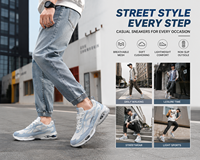 Chaussures de sport décontractées pour hommes, respirantes, légères, chaussures de marche, chaussures de course tendance