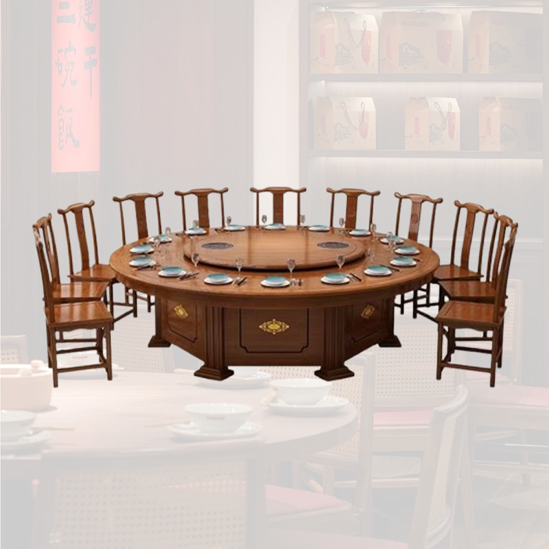 Solid Wood Seater Round Dining Tables Stylish Durable