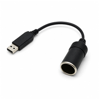 Câble adaptateur 12V d'usine avec prise allume-cigare femelle pour chargeur USB de voiture PD2.0 PD4.0, utilisation véhicule, chargeur USB de voiture OEM
