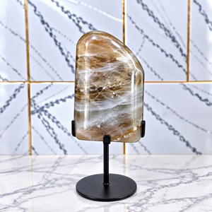 Posavasos Cuadrado de Cuarzo Dorado Natural, Posavasos de Cristal Pulido, Decoración de Mesa, Decoración del Hogar, Regalo para Bar o Restaurante - Product Image 1