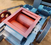 Concasseur horizontal à double rouleau haute efficacité 12-50t/h pour la fabrication de sable fin avec contrôle précis de la granulométrie