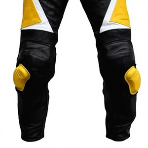 <b>Men</b> Full Sleeve Motorcycle Racing <b>Jacket</b> Yellow <b>Black</b> White Color Blocked Windproof All Seasons Wear - Product Image 3