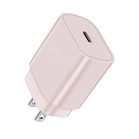 Chargeur mural USB PD 25W ultra-rapide, port Type-C, matériau PC ignifuge, chargeur rapide pour mobile
