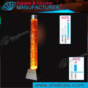 Tube à bulles acrylique de pilier d'eau de lumière led brillant personnalisé pour la décoration de fête - Product Image 4