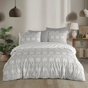 Juego de Ropa de Cama Karden Flower Dream Cotton Nexus 100% Algodón Popelín para Cama Doble, Múltiples Colores, Incluye Funda Nórdica, Sábana Plana y 2 Fundas de Almohada - Product Image 2