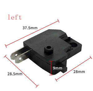 Interrupteur de <span class=keywords><strong>frein</strong></span> <span class=keywords><strong>avant</strong></span> droit/gauche universel pour <span class=keywords><strong>moto</strong></span> électrique, bouton poussoir pour ATV Honda Suzuki Yamaha, pièces détachées - Product Image 1