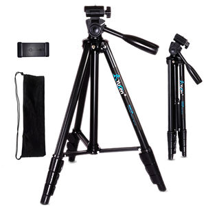 Trépied léger en aluminium réglable trépied compact pour appareil photo trépied <span class=keywords><strong>stativ</strong></span> pour téléphone - Product Image 1