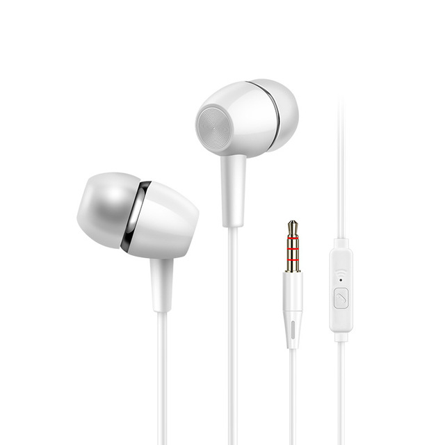 X2 In-Ear 3.5mm Wired Call Earphone with Mic Heavy Bass 1.2m Cord Factory Direct Sales Wired Earphone Headphone Earbuds