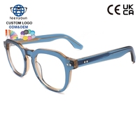 Lunettes de soleil rondes Teenyoun en acétate, unisexes, classiques, montures de lunettes optiques de qualité supérieure