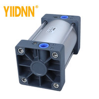 กระบอกสูบลมมาตรฐาน80/100/125/Mm Bore Double Acting กระบอกสูบนิวเมติก SC 100/75/100/125/150/175/200/250/300มม. จังหวะ