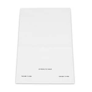 Fuente de la fábrica de impreso de plástico blanco <span class=keywords><strong>paquete</strong></span> de ropa bolsa de correo - Product Image 2