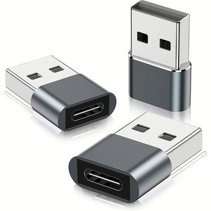 Hot Sale <b>USB</b> 2.0 OTG Converter ABS Male <b>Type</b> a to Female <b>Type</b> <b>C</b> Connector DC Output - Product Image 1