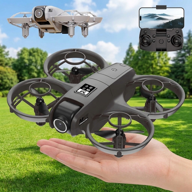AiJH High Quality FPV Rc Drone Camera WiFi FPV RC Quadcopter Quick Charging Mini Drone for Kids Play Game