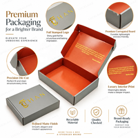 Maßgeschneidertes Verpackungsset: Versandkarton, Matte Graue Dankeskarte, Aufkleber, Papiertüte, Klebeband, Schleife und Versandtasche für E-Commerce