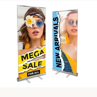 Support de bannière déroulante en aluminium le plus vendu pour les expositions professionnelles