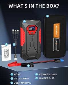 <span class=keywords><strong>Arrancador</strong></span> <span class=keywords><strong>de</strong></span> Coches Portátil <span class=keywords><strong>de</strong></span> 6000 mAh, <span class=keywords><strong>Batería</strong></span> Externa <span class=keywords><strong>de</strong></span> 12 V, Potenciador <span class=keywords><strong>de</strong></span> <span class=keywords><strong>Batería</strong></span> Portátil para <span class=keywords><strong>Coche</strong></span> - Product Image 6