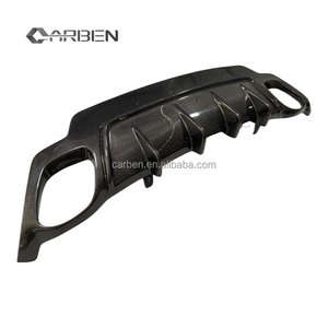 Kit de Carrocería Estilo <span class=keywords><strong>TOM</strong></span> para ISF 5.0 2006-2012, Alerón Trasero, Difusor de Fibra de Carbono, Nuevo, Accesorios Mejorados, Negro, Fácil Instalación - Product Image 1
