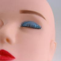 Tête de Mannequin en Silicone pour la pratique des extensions de cils, modèle plat d'entraînement, vente en gros,