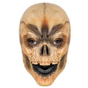 หน้ากากยางฮาโลวีนแบบเต็มหัวทำจากยางหน้ากากตัวตลกบ้าๆน่ากลัว - Product Image 5