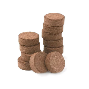 Disques en coque de noix de coco naturelle pour le jardinage et le soutien des plantes, paillis écologique, idéal pour les pots et les semis - Product Image 4