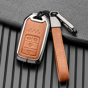 เคสโลหะครอบกุญแจ Honda,สำหรับ Accord Civic CRV HRV Pilot Odyssey Passport Fit JED Crosstour Crider - Product Image 5