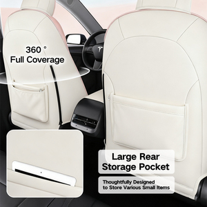 ที่หุ้มเบาะรถยนต์หนังสีชมพู, ที่คลุมเบาะป้องกันฝุ่นสำหรับเทสลาเหมาะสำหรับรถส่วนใหญ่ - Product Image 4